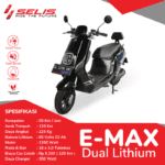E-Max – Dual Baterai Lithium