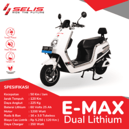 E-Max – Dual Baterai Lithium